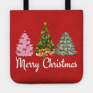 Merry Christmas Tree Tote