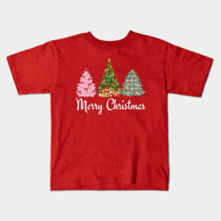 Merry Christmas Tree Kids T-Shirt