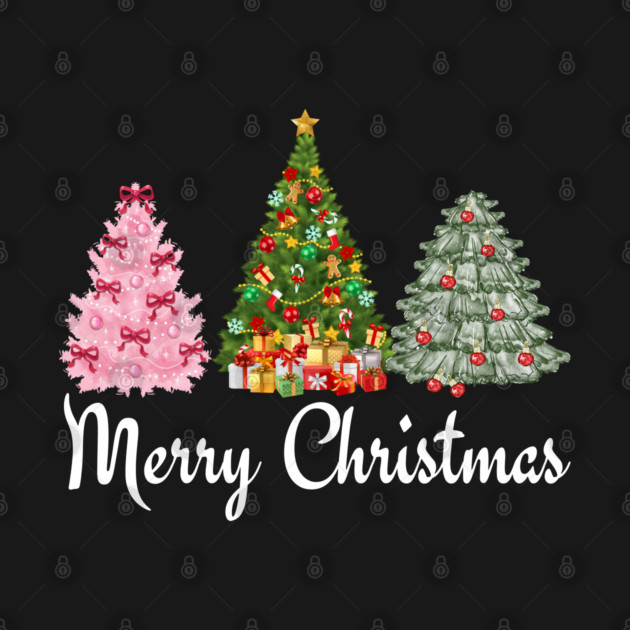 Merry Christmas Tree by Creatifly Graphic Tees