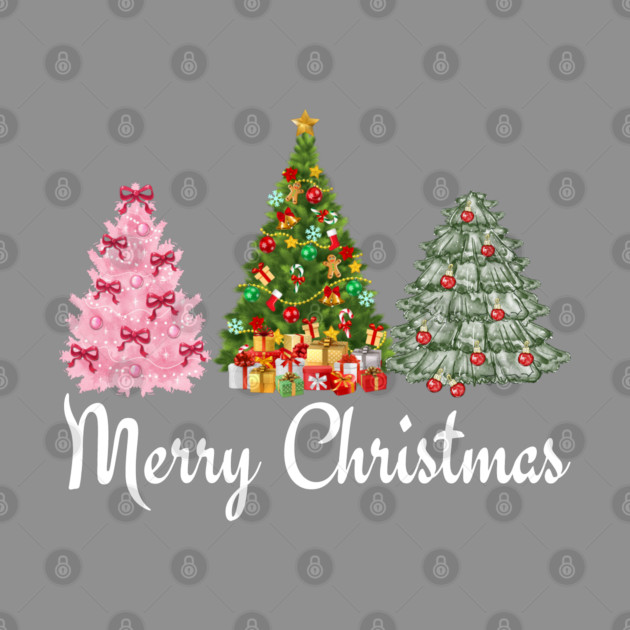 Merry Christmas Tree by Creatifly Graphic Tees