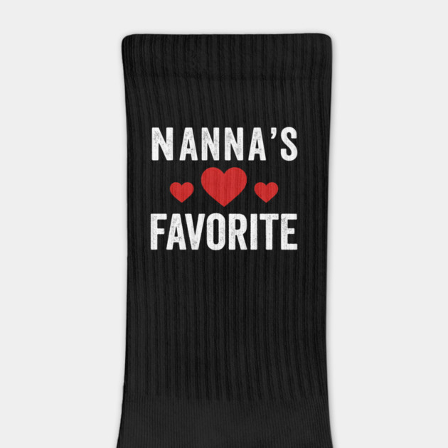 Nanna's Favorite Grandma Heart Grandparent by ArtistTee ⭐⭐⭐⭐⭐