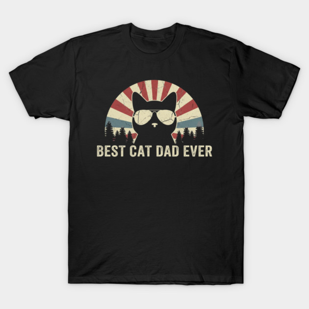 Best Cat Dad Ever T-Shirt by ArtistTee ⭐⭐⭐⭐⭐