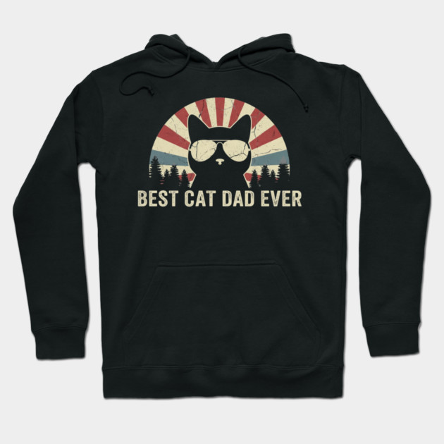 Best Cat Dad Ever Hoodie by ArtistTee ⭐⭐⭐⭐⭐