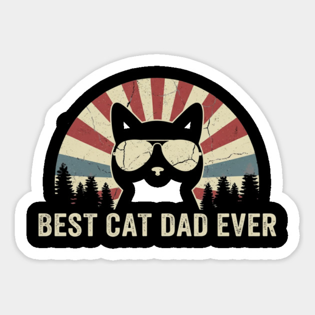 Best Cat Dad Ever Magnet by ArtistTee ⭐⭐⭐⭐⭐