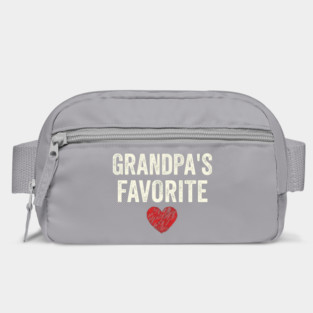 Grandpa's Favorite Heart Grandparent Gift Bag
