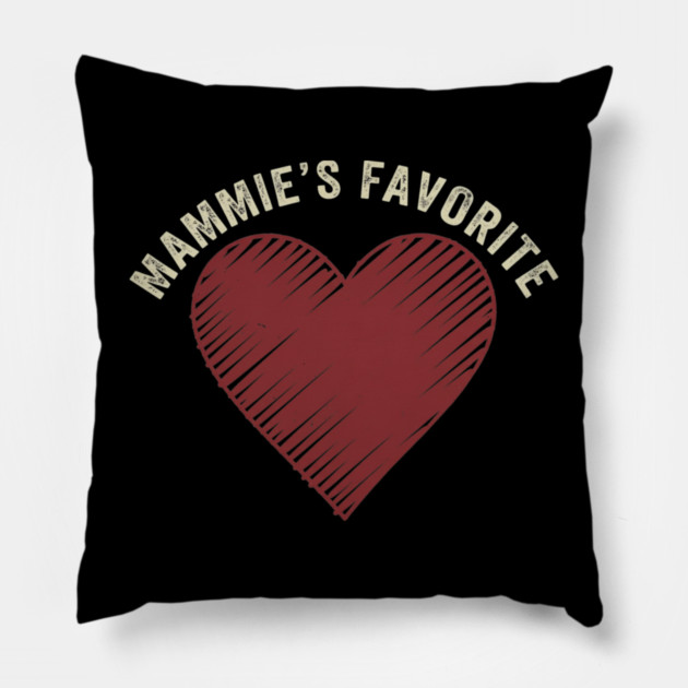 Mammie's Favorite Heart Grandparent Love Pillow by ArtistTee ⭐⭐⭐⭐⭐
