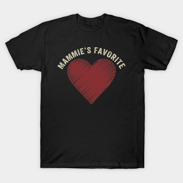 Mammie's Favorite Heart Grandparent Love T-Shirt by ArtistTee ⭐⭐⭐⭐⭐