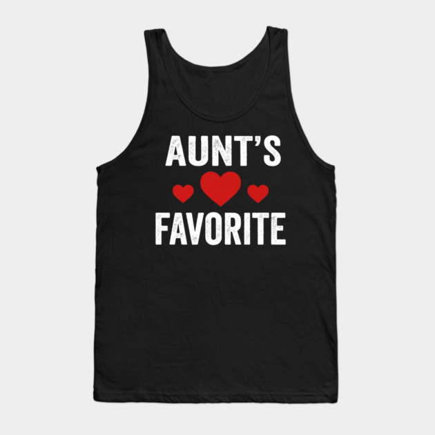 Aunt's Favorite Family Love Heart Tank Top by ArtistTee ⭐⭐⭐⭐⭐