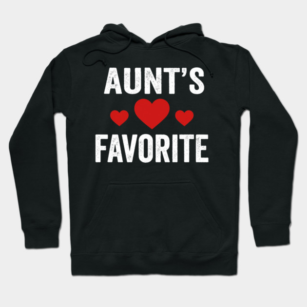Aunt's Favorite Family Love Heart Hoodie by ArtistTee ⭐⭐⭐⭐⭐