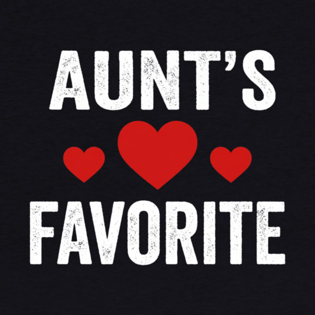 Aunt's Favorite Family Love Heart by ArtistTee ⭐⭐⭐⭐⭐