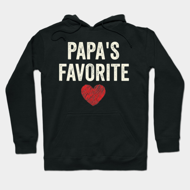 Papa's Favorite Father's Day Dad Hoodie by ArtistTee ⭐⭐⭐⭐⭐