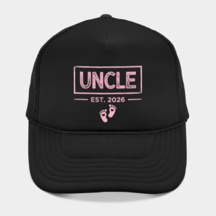 Uncle Est. 2026 Baby Announcement Hat