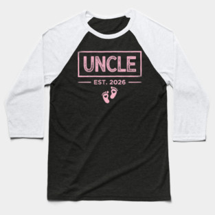 Uncle Est. 2026 Baby Announcement Baseball T-Shirt