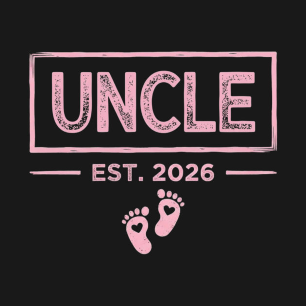 Uncle Est. 2026 Baby Announcement by ArtistTee ⭐⭐⭐⭐⭐