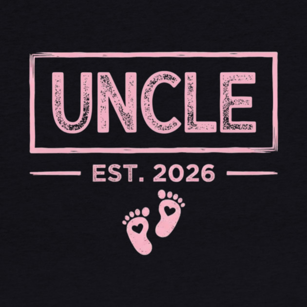 Uncle Est. 2026 Baby Announcement by ArtistTee ⭐⭐⭐⭐⭐