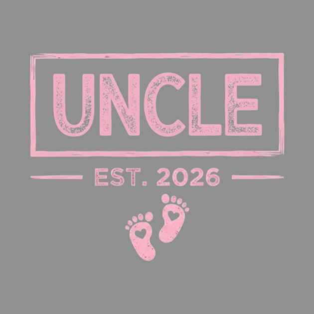 Uncle Est. 2026 Baby Announcement by ArtistTee ⭐⭐⭐⭐⭐