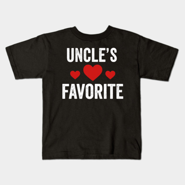 Uncle's Favorite Family Love Kids T-Shirt by ArtistTee ⭐⭐⭐⭐⭐