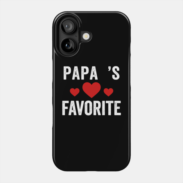 Papa's Favorite Father's Day Family Phone Case by ArtistTee ⭐⭐⭐⭐⭐
