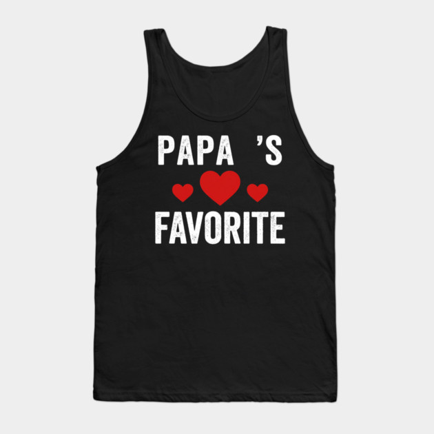 Papa's Favorite Father's Day Family Tank Top by ArtistTee ⭐⭐⭐⭐⭐