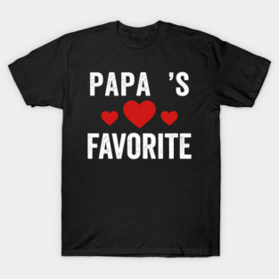 Papa's Favorite Father's Day Family T-Shirt