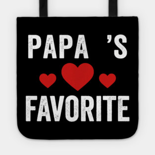Papa's Favorite Father's Day Family Tote
