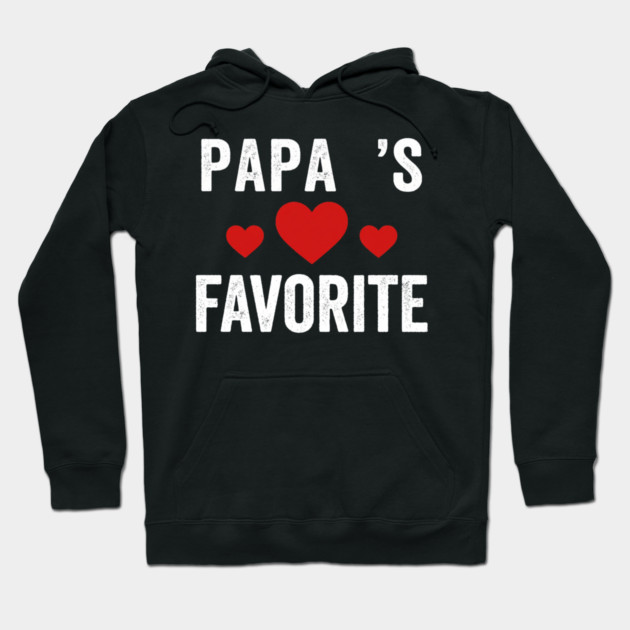 Papa's Favorite Father's Day Family Hoodie by ArtistTee ⭐⭐⭐⭐⭐