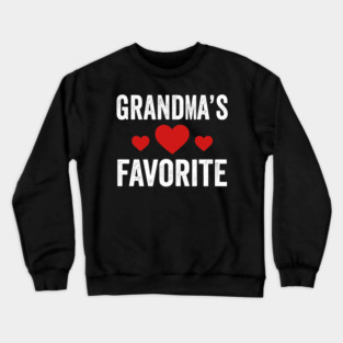 Grandma's Favorite Family Love Crewneck Sweatshirt