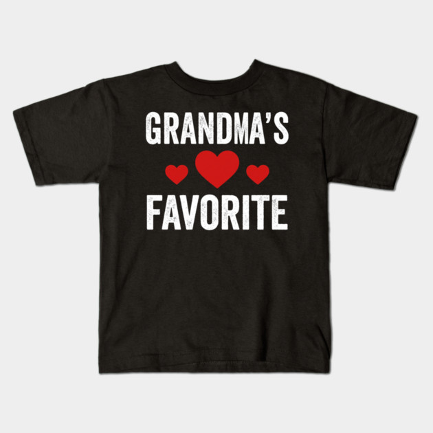 Grandma's Favorite Family Love Kids T-Shirt by ArtistTee ⭐⭐⭐⭐⭐
