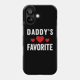 Daddy's Favorite Heart Love Family Phone Case