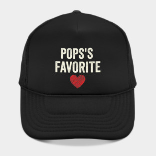 Pops's Favorite Father's Day Dad Heart Hat
