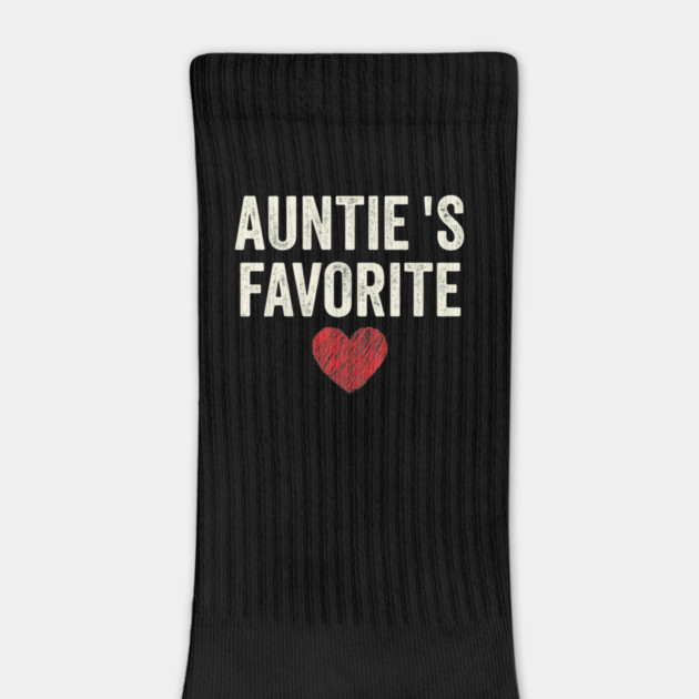 Auntie's Favorite Heart Aunt Gift by ArtistTee ⭐⭐⭐⭐⭐