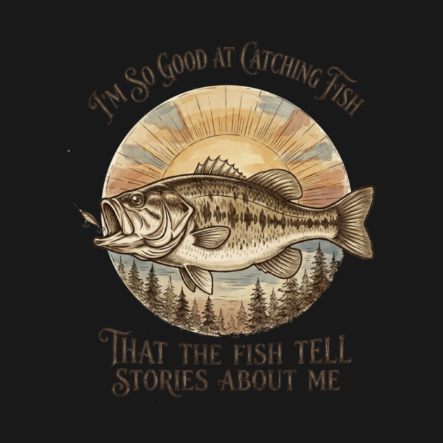 I'm So Good At Catching Fish That The Fish Tell Stories About Me by ArtistTee ⭐⭐⭐⭐⭐