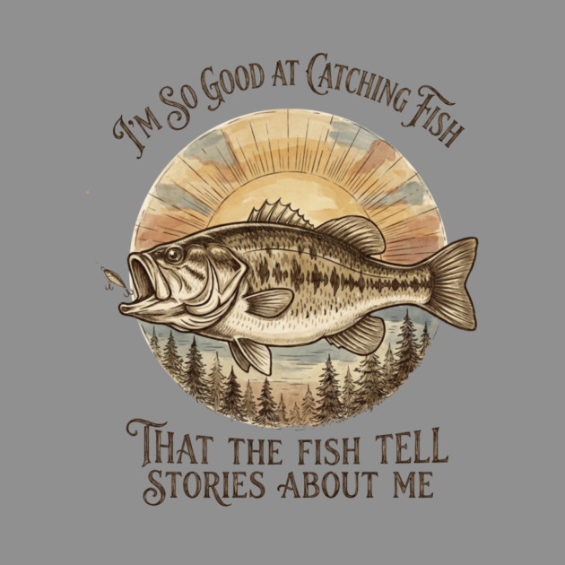 I'm So Good At Catching Fish That The Fish Tell Stories About Me by ArtistTee ⭐⭐⭐⭐⭐