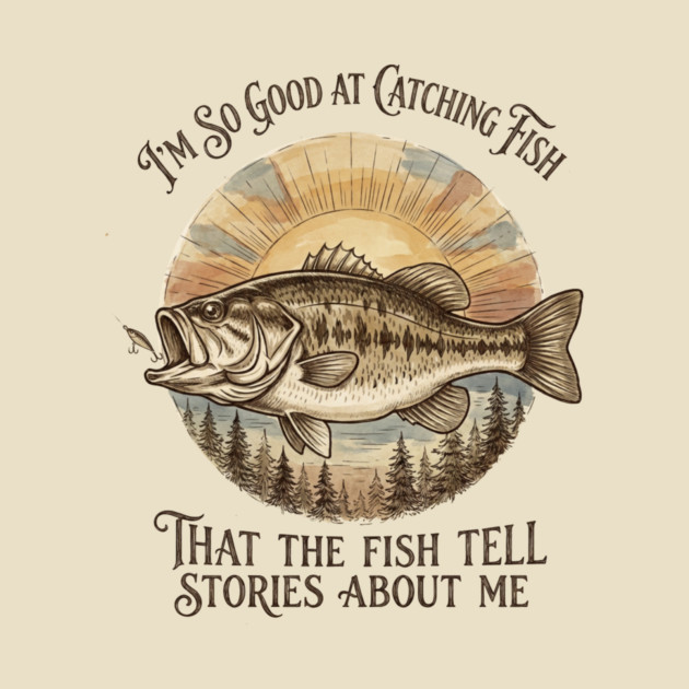 I'm So Good At Catching Fish That The Fish Tell Stories About Me by ArtistTee ⭐⭐⭐⭐⭐