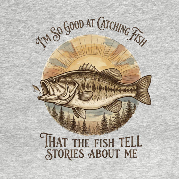 I'm So Good At Catching Fish That The Fish Tell Stories About Me by ArtistTee ⭐⭐⭐⭐⭐