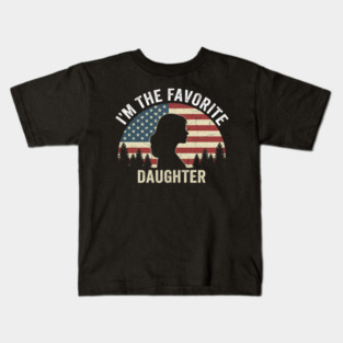 I'm The Favorite Daughter American Pride Kids T-Shirt
