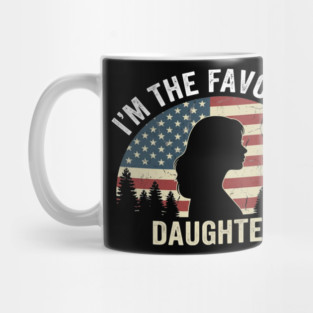 I'm The Favorite Daughter American Pride Mug