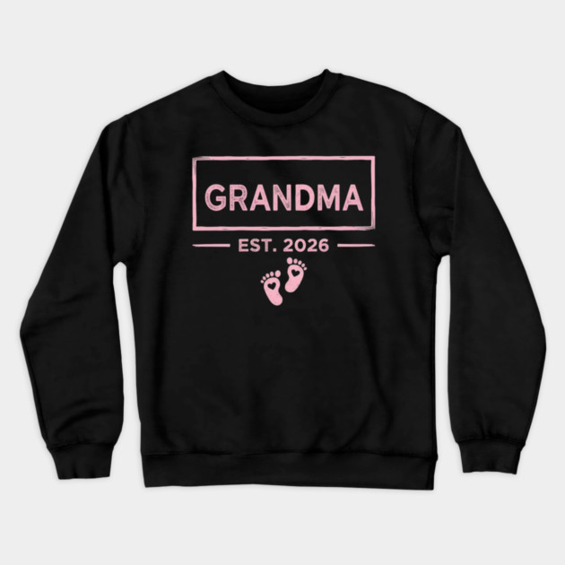 Grandma Est. 2026 Expecting Grandmother Crewneck Sweatshirt by ArtistTee ⭐⭐⭐⭐⭐