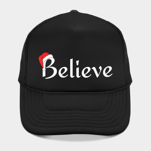 Believe Santa Hat by Creatifly Graphic Tees