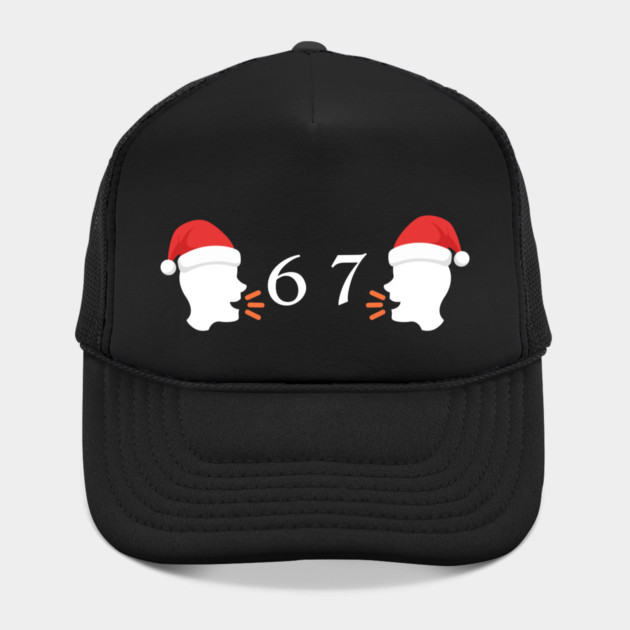 Santa Hat 67 Whisper Duo by Creatifly Graphic Tees