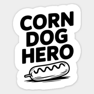Corn Dog Hero Magnet