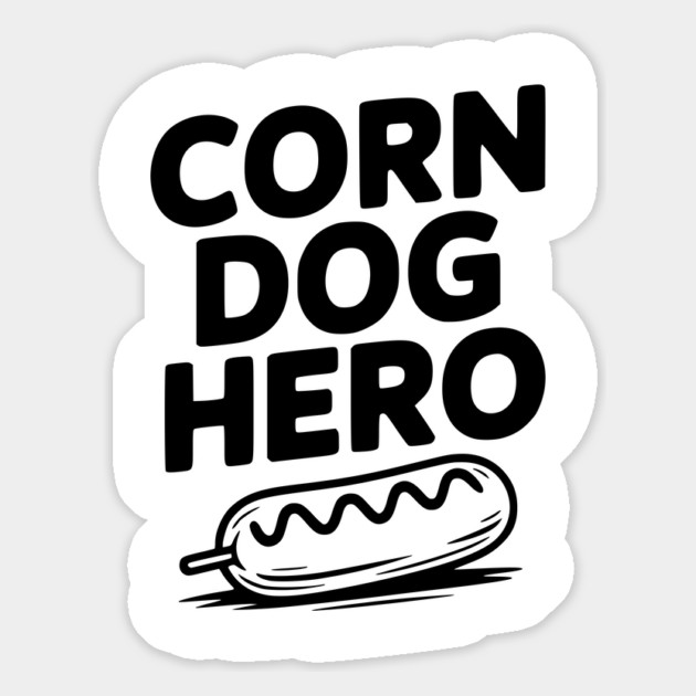 Corn Dog Hero Magnet by Frank Ring
