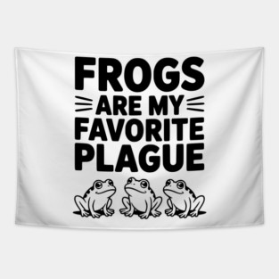 Frogs Are My Favorite Plague Tapestry