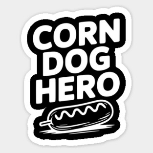 Corn Dog Hero Magnet