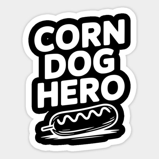 Corn Dog Hero Magnet by Frank Ring