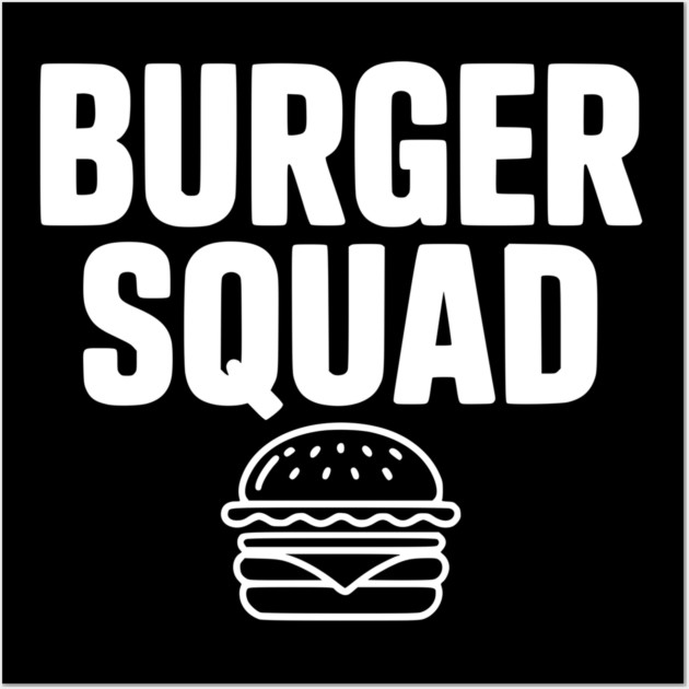 Burger Squad Wall Art by Frank Ring