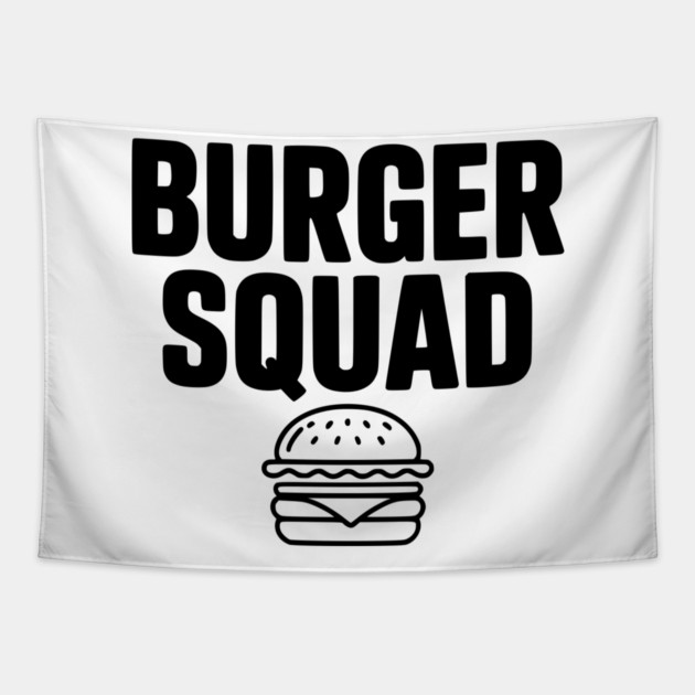 Burger Squad Tapestry by Frank Ring