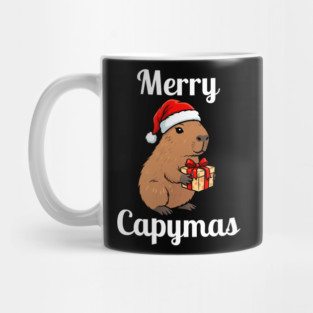 Merry Capymas Capybara Mug