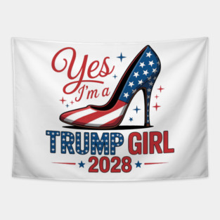 trump-girl Tapestry