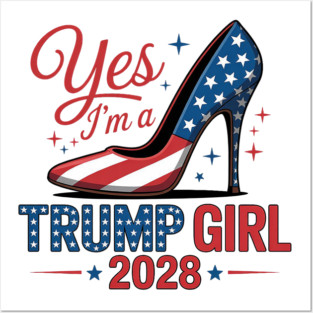 trump-girl Posters and Art